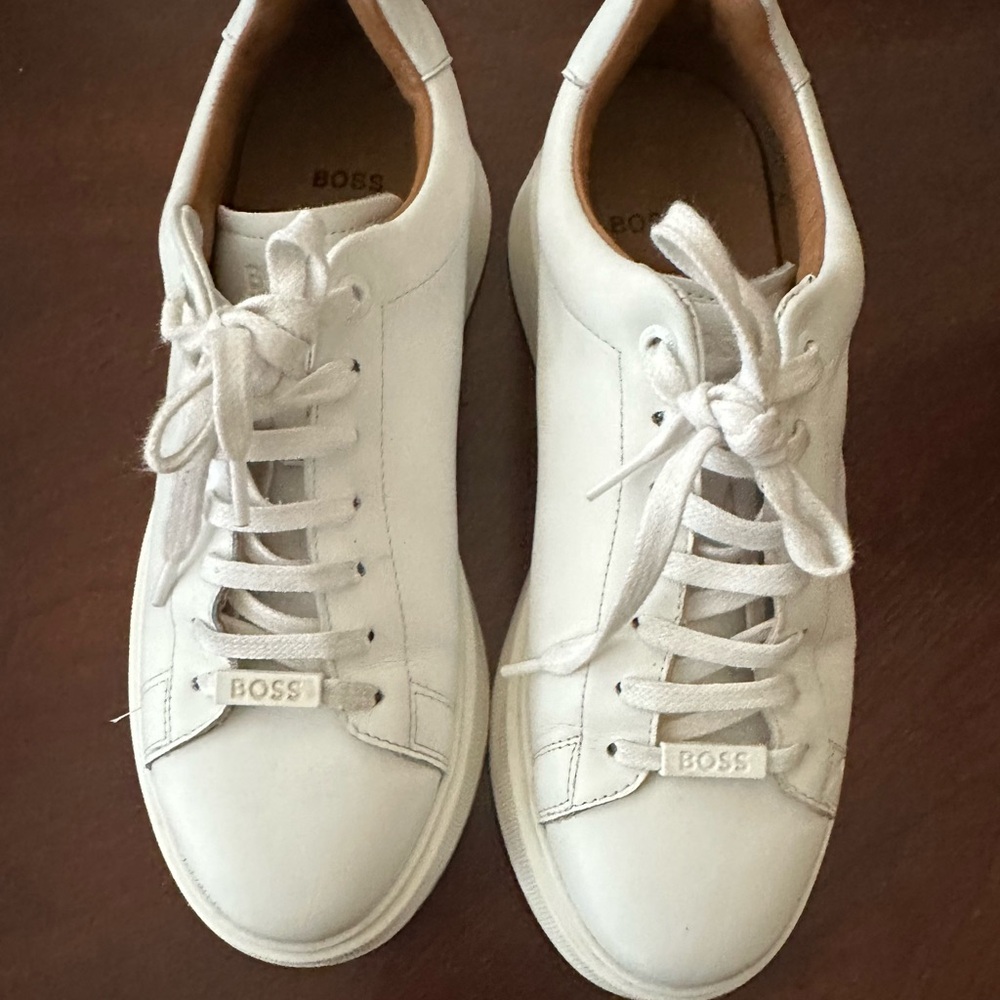 Boss Women's Classic White Sneakers
